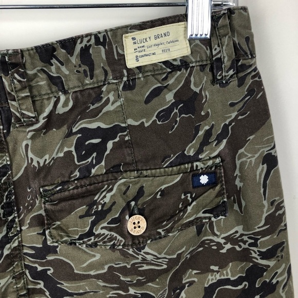 Lucky Brand Camo Tiger Stripe Cargo Shorts 16 - Picture 5 of 7